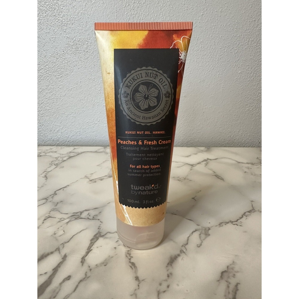 tweak'd by nature Cleansing Hair Treatment. Peaches & Fresh Cream.‎ New. 3oz